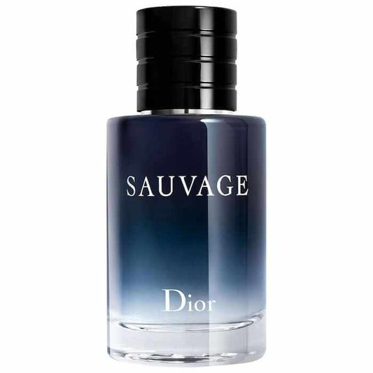 DIOR SAUVAGE Eau de Toilette bottle showcasing citrus and woody fragrance notes