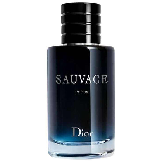 DIOR SAUVAGE PARFUM Eau de Parfum bottle with amber and bergamot notes packaging